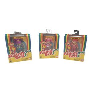 Rainbow Brite 40th Anniversary Figures Lot of 3 Stormy, Tickled Pink, Red Butler